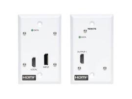 TRIPP DISPLAYPORT TO HDMI OVER CAT6 EXTENDER KIT WALL PLATE 4K 60 HZ 4/4/4 POC HDCP 22 230 FT 701 M TAA