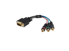 AV Cable - HD15 Left Connector - Male Left Gender - RCA Right Connector - Female