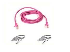 BELKIN CAT5E,UTP,RJ45M/M,15 PNK,PATCH,SNAGLESS