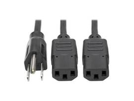 TRIPP LITE CABLE POWER CORD Y SPLITTER 18IN