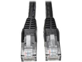 TRIPP LITE 2FT CAT6 GIGABIT BLK SNGLESS CBL RJ45M/M