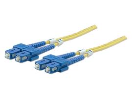 FIBER OPTIC PATCH CABLE, DUPLEX, SINGLE-