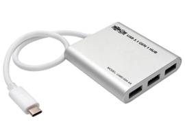 TRIPP LITE 4-PORT PORTABLE USB 3.1 1 HUB, ALUMINUM