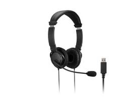 KENSINGTON USB HEADPHN W/ MIC & INLINE CTRL