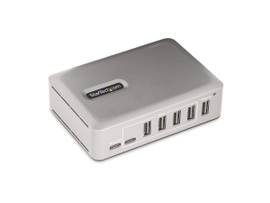 STARTECH 7-PORT USB-C HUB - 5X USB-A + 2X USB-C - SELF-POWERED W/ 65W POWER SUPPLY - USB 3.1 10GBPS - DESKTOP/LAPTOP USB HUB W/ 3FT LOCKING CABLE
