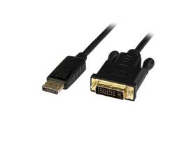 3ft Active DisplayPort to DVI-D single-link cable connects DVI display/monitor,1