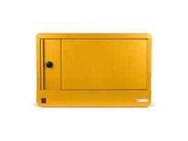 BRETFORD 16X CUBE MICRO PADLOCK,PW USB-C, MUSTARD
