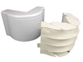 LEGRAND-WIREMOLD NM FIBERREADY EXT ELBOW 5400 IVORY