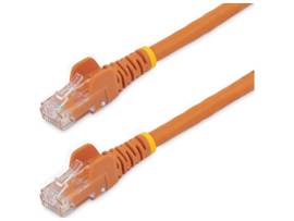 8FT CAT6 ETHERNET CABLE ORANGE 100W POE