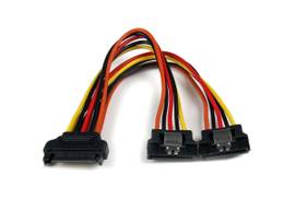 6IN LATCHING SATA POWER Y SPLITTER CABLE