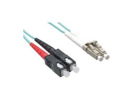 AXIOM LC/SC 10G MULTIMODE DUPLEX OM3 50/125 FIBER OPTIC CABLE 90M
