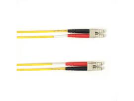 BLACK BOX CORP SM FO PATCH CABLE DUPLX, PLENUM, YL, LCLC
