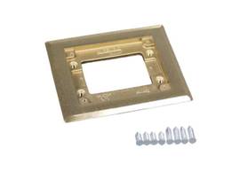 LEGRAND-WIREMOLD BRASS CPT FL-GANG OMBX