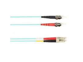 1m (3.2FT) STLC Aqua OM1 MM Fiber Patch Cable INDR Zip OFNP
