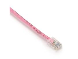 GigaTrue CAT6 Channel Patch Cable with Basic Connectors Pink 3-ft. 0.9-m