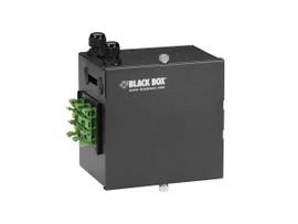 BLACK BOX CORP MINI DIN RAIL FIBER ENC - 2-PORT