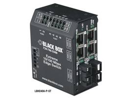 BLACK BOX CORP COMPACT SWITCH WITH FIBER UPLINK