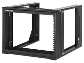 19IN WALL MOUNT 2-POST OPEN FRAME NETWORK RACK, 6U
