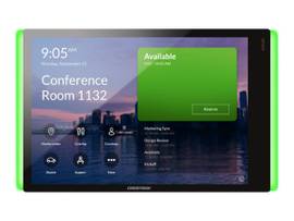 7 IN. ROOM SCHEDULING TOUCH SCREEN FOR MICROSOFT TEAMS SOFTWARE, BLACK SMOOTH, INCLUDES ONE TSW-770-LB-B-S LIGHT BAR