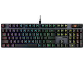 ASUS ROG STRIX SCOPE II RX GAMING KEYBOARD, IP57, DAMPENING FOAM