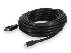 ADD-ON 25FT HDMI/MICRO-HDMI M/M BLACK CBL