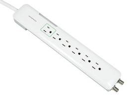 MONOPRICE SLIM POWER SURGE PROTECTOR - 6 OUTLET
