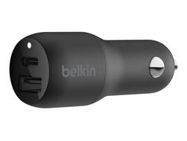 BELKIN 32W CAR CHGR 20W USBC 12W USBA,BLK