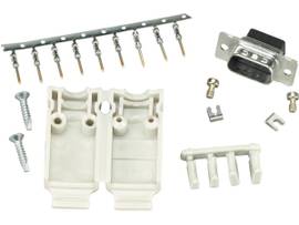 BLACK BOX CORP RS-232 CONNECTOR KIT, DB9 MALE FA048