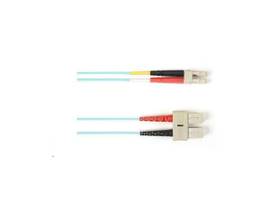 OM3 50/125 Multimode Fiber Patch Cable OFNP Plenum SC-LC AQ 15M