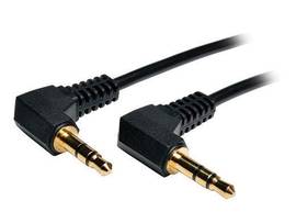 3.5mm Mini Stereo Audio Cable with two Right Angle plugs (M/M), 1-ft.