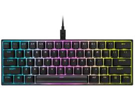 CORSAIR K65 RGB MINI 60% MECH GMNG KEYBD, BACKLIT RGB LED, CHERRY MX SPD, BLK, BLK PBT KEYCAPS, (CH-9194014-NA)