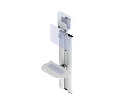 AMICO AHC ULTRA FLUSH LCD MOUNT, ULTRA FLUSH KEYBOARD, UNIVERSAL CPU MOUNT