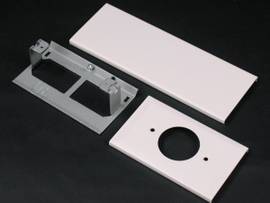 LEGRAND-WIREMOLD LOCK RECEPT CVR 1.59IN.