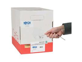TRIPP LITE CAT5E 350MHZ SOLID-CORE PLENUM-RATED WHT