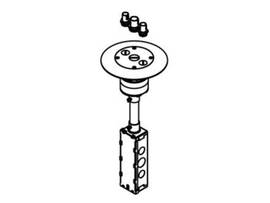 LEGRAND-WIREMOLD P-THRU ASSY FLUSH FURN FE