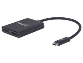 USB-C TO DUAL DISPLAYPORT ADAPTER-HUB
