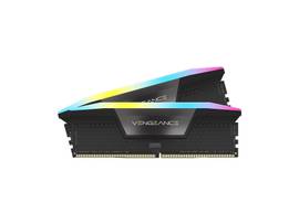 CORSAIR VENGEANCE RGB DDR5 32GBDDR5 6200 C36 1.3V DKTP MEM - BLK