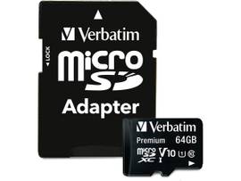 MICROSDXC CLASS 10 UHS-1 64GB W/ADAPTER