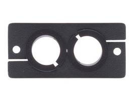KRAMER WCP-2(B) WALL PLATE INSERT DUAL CABLE PASS THROUGH BLK