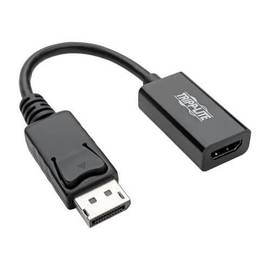 DisplayPort to HDMI Active Adapter (M/F), Latching Connector, 4K 60 Hz, DP1.2, H