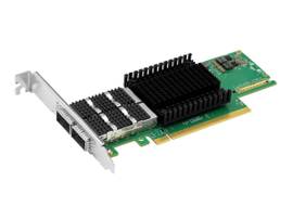 AXIOM 200GBS DUAL PORT QSFP56 PCIE 4.0 X16 NIC CARD - PCIE4-2QSFP28-AX