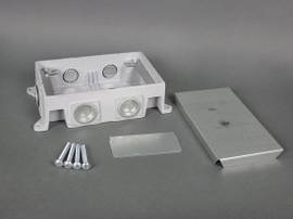 LEGRAND-WIREMOLD SHALLOW BOX 2-GANG