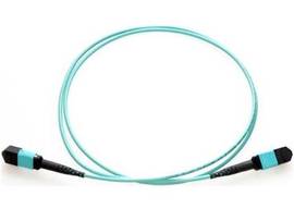 AXIOM MPO FEMALE TO MPO FEMALE MULTIMODE OM4 50/125 FIBER OPTIC CABLE - 25M