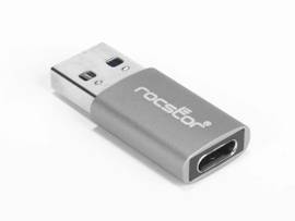 ROCSTOR ROCSTOR PREMIUM USB 3.0 TO USB C SLIM ALUMINUM ADAPTER - TYPE - USB 3.0