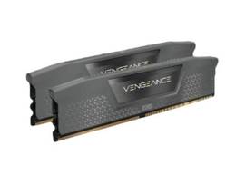 CORSAIR DDR5, 5600MT/S 32GB 2X16GB DIMM, UNBUFFERED, 40-40-40-77, STD PMIC, AMD EXPO, VENGEANCE DDR5 COOL GREY HEATSPREADER, BLACK PCB, 1.25V
