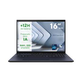 ASUS ExpertBook B3 B3604CMA-P73T-CA laptop Intel Core Ultra 7 155U 40.6 cm (16") WUXGA 16 GB DDR5-SDRAM 1 TB SSD Wi-Fi 6 (802.11ax) Windows 11 Pro Black