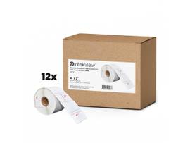 NU-TONE 4X2INCH DIRECT THERMAL LABELS