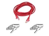 BELKIN CAT6,UTP,RJ45M/M,8 RED,PATCH,SNAGLESS