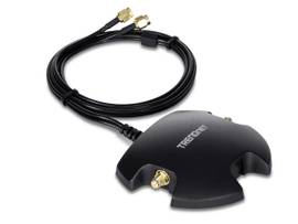 TRENDNET MAGNETIC DUAL ANTENNA MOUNTING BASE RP-SMA FEMALE WITH RP-SMA MALEEXTENSION CABLE