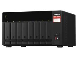QNAP DESKTOP 8-BAY NAS/ISCSI IP-SAN, AMD RYZEN V1000 SERIES V1500B 4C/8T 2.2 GHZ, 8GB RAM, TWO 2.5GBE, 10G-READY BUNDLED WITH QSW-1105-5T 2.5GBE X 5